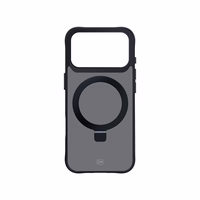 3mk Smoke magnētiskais viedtālruņa apvalks ar statīvu iPhone 17 Pro - melns