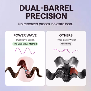Wave Hair Crimping Iron Wavytalk Power Wave pink