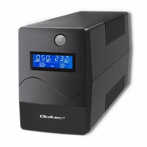 Qoltec Monolith nepārtrauktas barošanas avots (UPS) dubultās konversijas (Online) 0.45 kVA 240 W 2 AC ligzdas