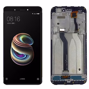 LCD Displejs Saderīgs ar Xiaomi Redmi 5A Melns ar Frame HQ