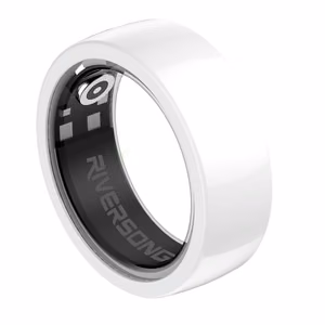 Riversong Trinity SR01 viedais gredzens, 8. izmērs, iekšējais diametrs 18mm, balts