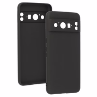 Matēts aizmugurējais viedtālruņa apvalks GOOGLE PIXEL 8 PRO melns