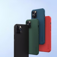 Nillkin Super Frosted Shield Pro - maciņš Apple iPhone 12 Pro Max (sarkans)
