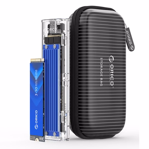 Orico TCM2-C3 M.2 NVMe uz USB-C 10Gb/s diska korpuss zils