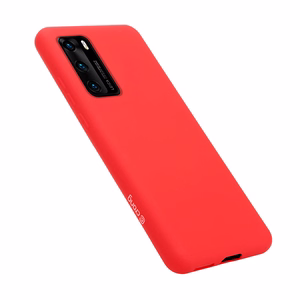 Crong Color Cover vāciņš ierīcei Huawei P40, sarkans