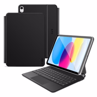 Tech-Protect Smartcase Magnētiskais ar tastatūru iPad 10.9” 2022 / iPad 11” 2025 - Melns