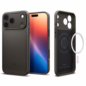 Spigen Thin Fit Magnētiskais viedtālruņa apvalks iPhone 17 Pro - Pelēks