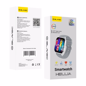 Blavec Viedpulkstenis W-18 Hellia HD AMOLED Voice Call (SWW18-G) pelēks