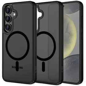 Tech-Protect MagMat MagSafe viedtālruņa apvalks Samsung Galaxy S25 FE - matēta melna