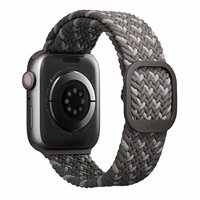 Uniq Aspen pīts siksniņa priekš Apple Watch 1/2/3/4/5/6/7/8/SE/SE2 44/42/45mm - pelēks