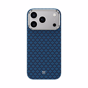 Чехол Benks Magnetic Armor Air Grid Kevlar металлическая рамка 600D (0070) для iPhone 17 Pro Max синий