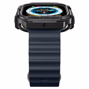 Spigen Rugged Armor maciņš Apple Watch Ultra 49 mm, matēti melns