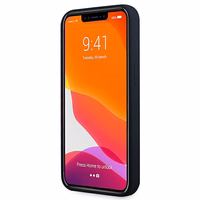 BMW Silicone Signature viedtālruņa apvalks iPhone 13 mini - tumši zils