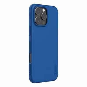 Nillkin Super Frosted Shield Pro чехол для iPhone 16 Pro - синий