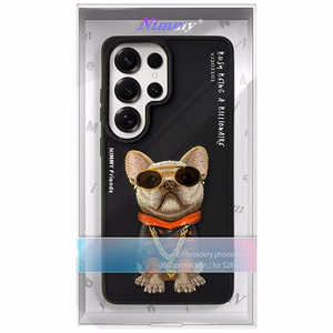 Nimmy Glasses Cool Dog maciņš Samsung Galaxy S26 Ultra melns