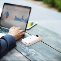 Tech-Protect PB24 LifeMag QI2 MagSafe 10000mAh Portatīvais lādētājs (m) - balts