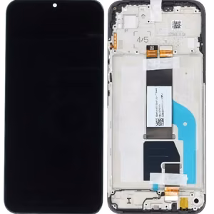 LCD ekrāns Xiaomi Redmi 15C 4G (Global)/Poco C85 4G (Global) ar skārienjutīgo ekrānu un rāmi melns oriģināls (servisa iepakojums)