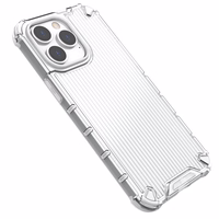 Ombre Protect viedtālruņa apvalks iPhone 13 Pro Max rozā un zila bruņots apvalks