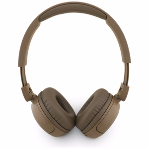 Guess bezvadu austiņas BT HEADPHONES SCRIPT METAL LOGO brūnas