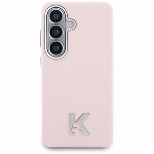 Maciņš Karl Lagerfeld K Metal Logo MagSafe Samsung Galaxy S26 rozā