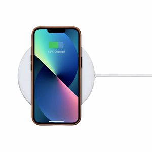 iCarer Oil Wax Premium ādas apvalks iPhone 14 Plus Magnētiskais ādas apvalks ar MagSafe Brūns (WMI14220703-RB)