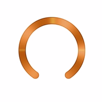 Tech-Protect MMP-210 MagSafe 2-Pack magnētiskais gredzens - oranžs / melns