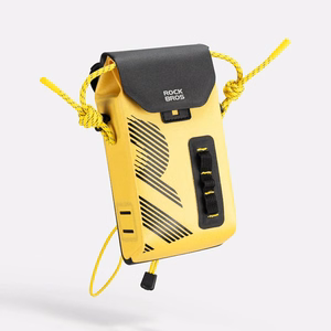 Rockbros AS-160 ūdensizturīga velosipēda stūres soma 1.3L - dzeltena