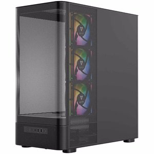 MODECOM Volcano AQ400 ARGB Midi melns