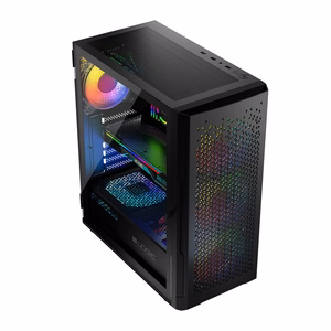 Logic ARAMIS ARGB MINIDI USB 3.0 datora korpuss, melns