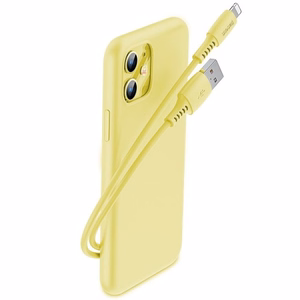 USB Cable Baseus "Colorful" Yellow "Lightning" 120cm