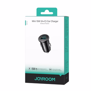 Joyroom JR-CCN16 mini 15W automašīnas lādētājs – melns