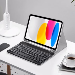 Tech-Protect SC Pen + tastatūras apvalks iPad 10.9" 2022 (10. paaudze) / 11" 2025 (11. paaudze) - pelēks