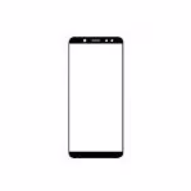 Outer Screen Glass Saderīgs ar Samsung A600 A6 2018 Melns HQ