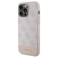 Guess 4G Stripe Collection apvalks iPhone 14 Pro - rozā