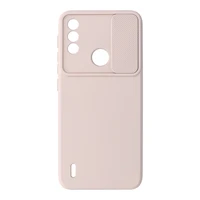 Camshield Soft viedtālruņa apvalks Motorola Moto E7 Power/E7i Power bēšs