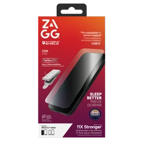 ZAGG Invisibleshield Glass XTR5 screen protector with graphene and zils light filter iPhone 17