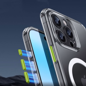 ESR Classic Pro Komplekts Halolock Magnētiskais viedtālruņa apvalks iPhone 16 Pro Max - Caurspīdīgs