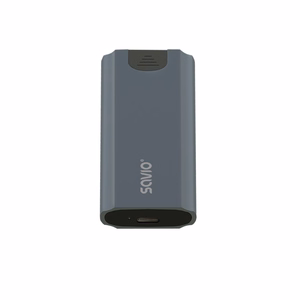 Savio M.2 SSD NVMe ārējā diska korpuss, USB-C 3.1, AK-67, pelēks