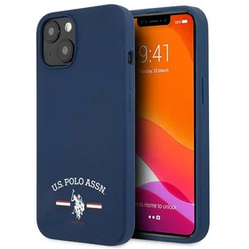 US Polo USHCP13SSFGV iPhone 13 mini 5,4" tumši zils/tumši zils Silikona kolekcija