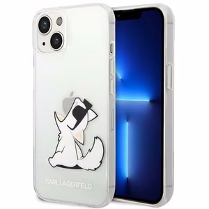 Karl Lagerfeld KLHCP14MCFNRC iPhone 14 Plus 6.7 "cietais apvalks caurspīdīgs/caurspīdīgs Choupette Jautrības