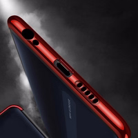 Xiaomi Redmi 8A - melns Gel TPU apvalks ar elektroapkalējuma rāmi