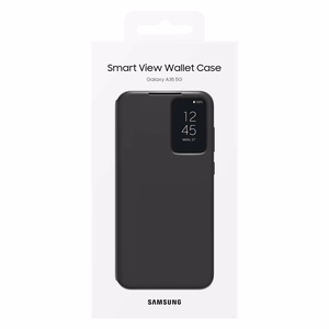 Samsung Gudrais atveramais viedtālruņa apvalks EF-ZA356CBEGWW Samsung Galaxy A35 - melns