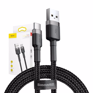Baseus CATKLF-CG1 USB cable 2 m USB A USB C Black, Grey