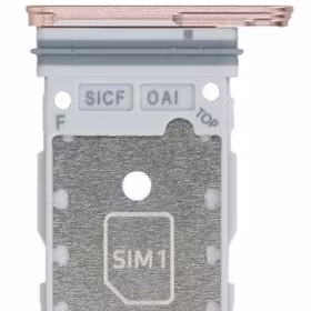 SIM card holder Samsung S931 S25/S936 S25 Plus Dual Rozā Zeltains original (service pack)