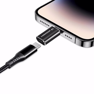 Wozinsky WALC-01 Lightning uz USB-C adapteris – melns