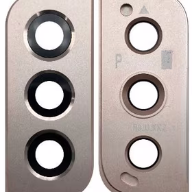Samsung S901 S22 lens priekš camera ar frame Rozā Zeltains ORG