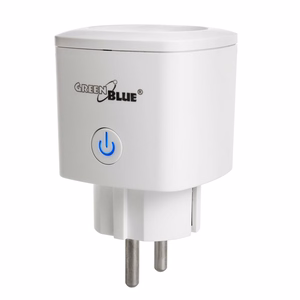 GreenBlue WiFi attālināti vadāma rozete Android/iOS/Alexa/Google Home enerģijas patēriņš taimeris maks. 3680W tips F GB720 F