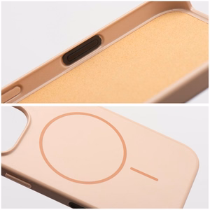 Spīdīgs magnētiskais apvalks saderīgs ar MagSafe IPHONE 14 PLUS tuksneša zelta