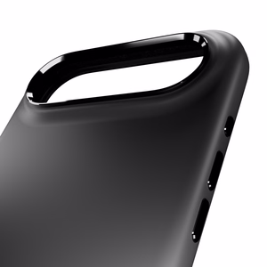 Pure Icon Magnētiskais Pro šķidra silikona viedtālruņa apvalks iPhone 17 Air, MagSafe saderīgs, ar kameras aizsardzību un alumīnija pogām - melns