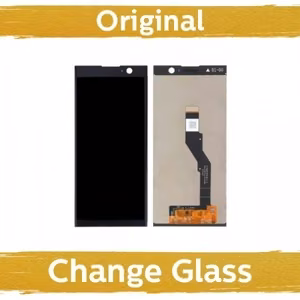 LCD displejs saderīgs ar Sony Xperia XA2 Plus melns (atjaunots: Ķīna)